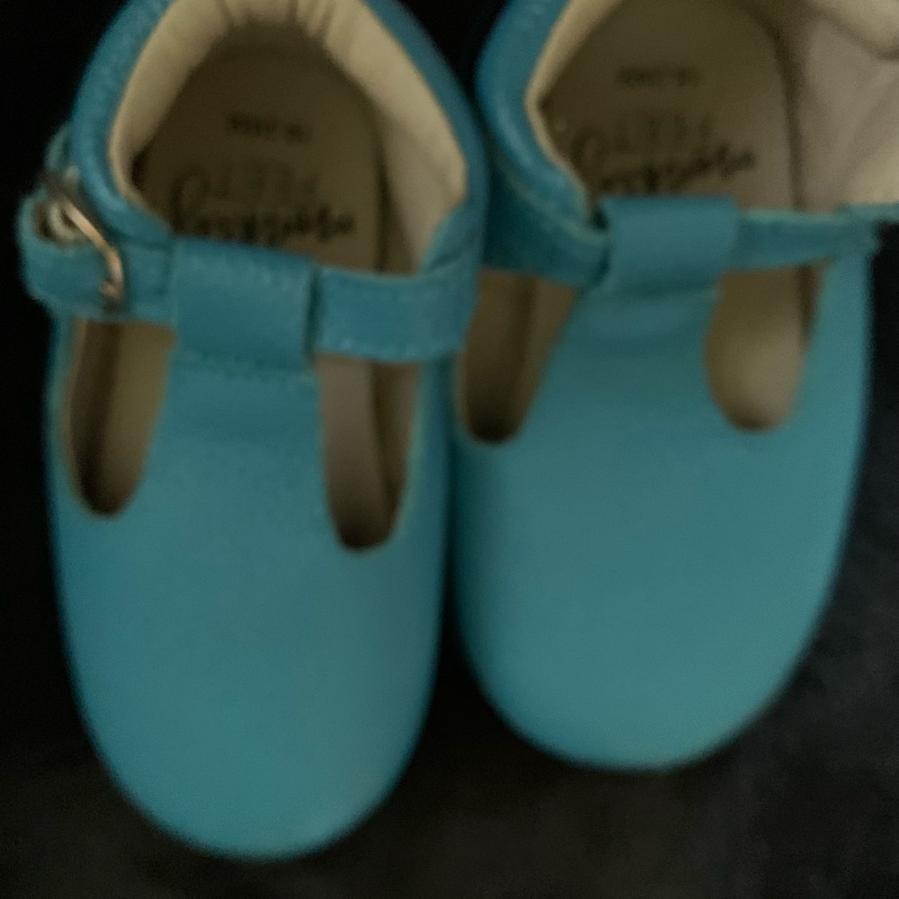 Monkey Feet Turquoise T-Strap Mary Jane Kids Shoes